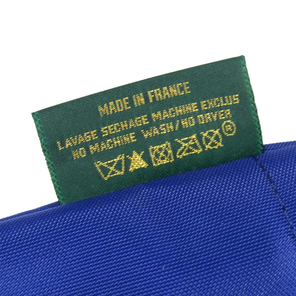 Herve Chapelier エルベ・シャプリエ 1027NSP パリ限定 エッフェル塔プリント 舟型トートM アンディゴ ネイビー系【極上美品】【中古】