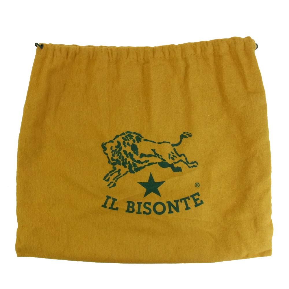 IL BISONTE イルビゾンテ A2685 レザー ショルダー バッグ ブラウン系【新古品】【未使用】【中古】