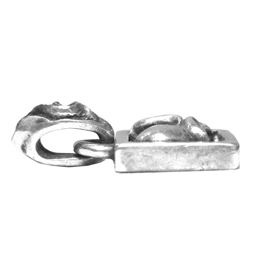 CHROME HEARTS クロムハーツ（原本無） フレームド ハート チャーム ペンダント シルバー系【中古】
