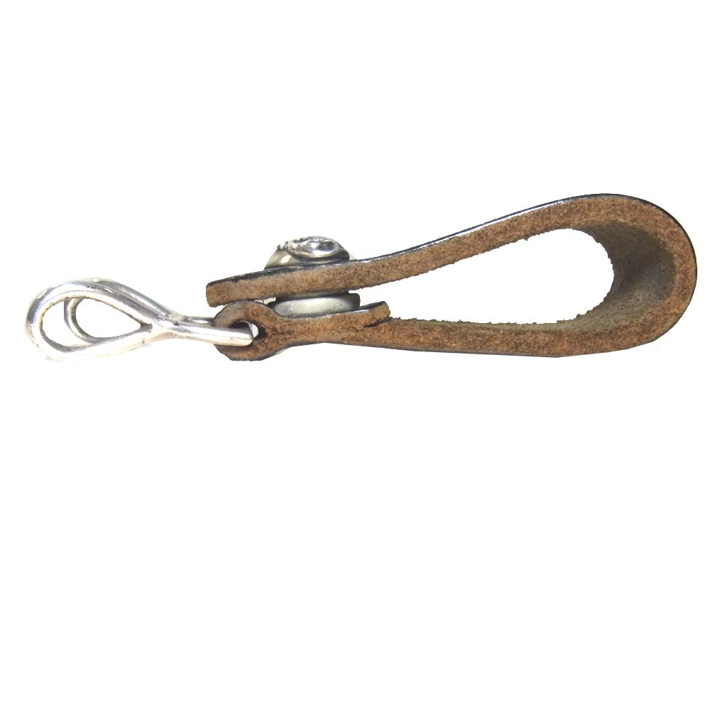 CHROME HEARTS クロムハーツ（原本無） レザー ハート ベルトループ ブラック系【中古】