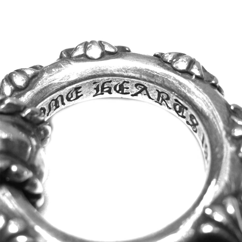 CHROME HEARTS クロムハーツ（原本無） アイウェアループ クロスバンド ネックレス ブラック系 シルバー系【中古】