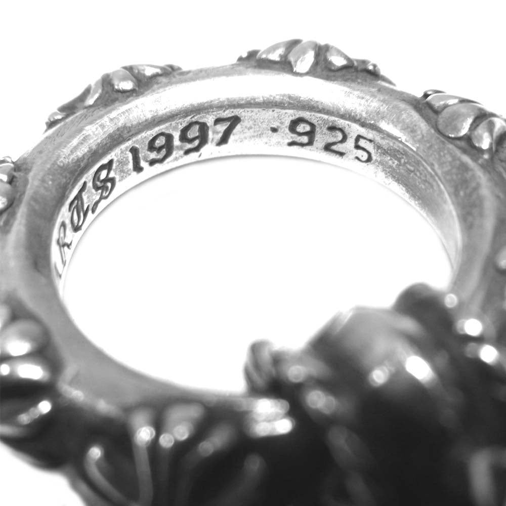 CHROME HEARTS クロムハーツ（原本無） アイウェアループ クロスバンド ネックレス ブラック系 シルバー系【中古】