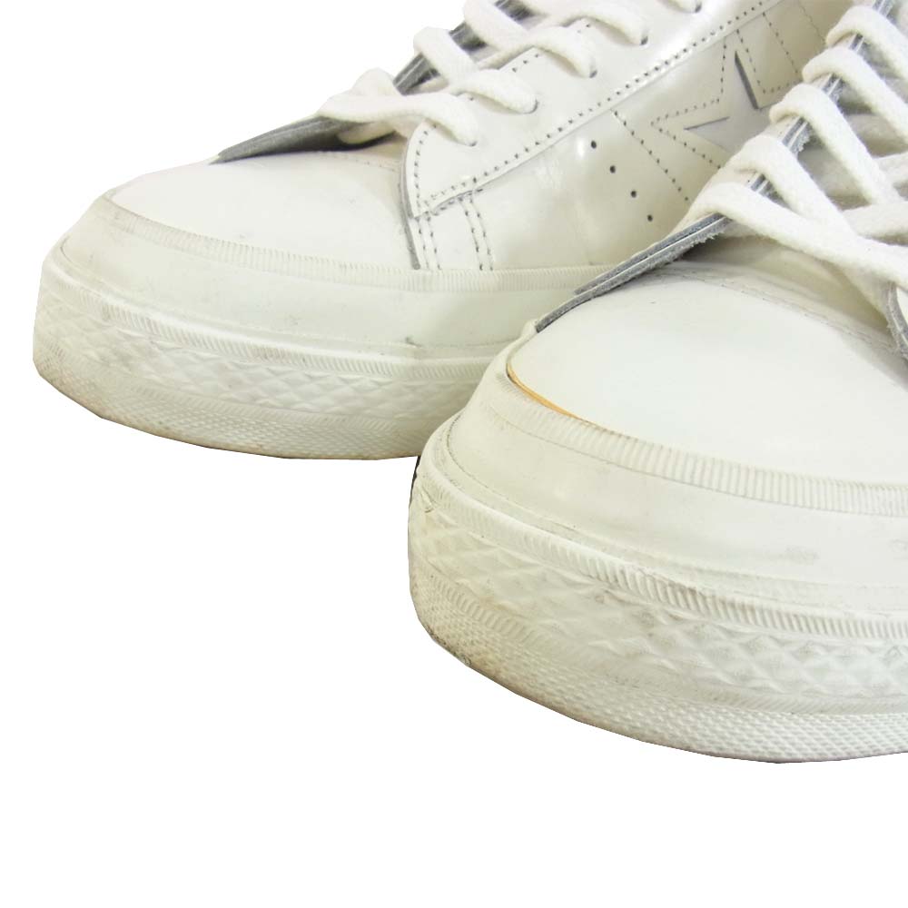 CONVERSE コンバース ONE STAR J MT OX ワンスター スニーカー ホワイト系 26.5cm【中古】