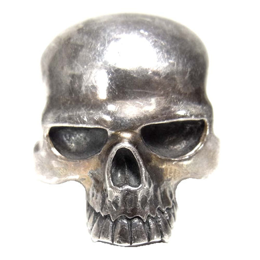 CRAZY PIG クレイジーピッグ Evil Skull Ring スカル リング シルバー系【中古】