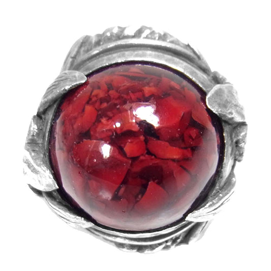 リリー エルランドソン the PULSE パルス ストーン リング レッド系【中古】