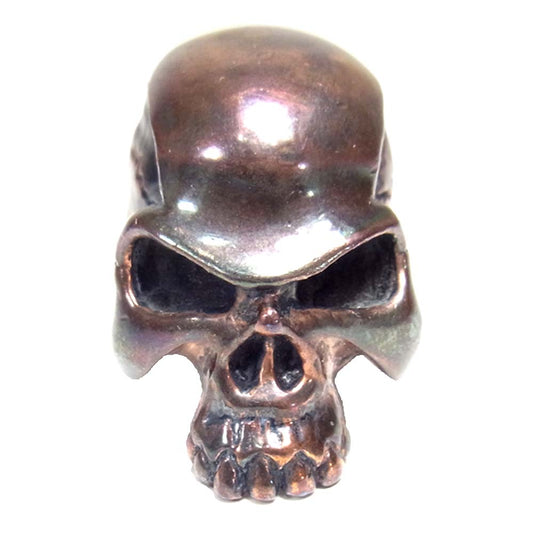 ハラキリ 髑髏 スカル 赤胴 リング ブラウン系【中古】