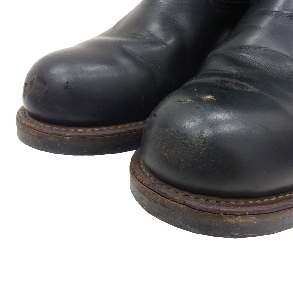 RED WING レッドウィング 2268 刺繍羽タグ エンジニア ブーツ ブラック系 26.5【中古】