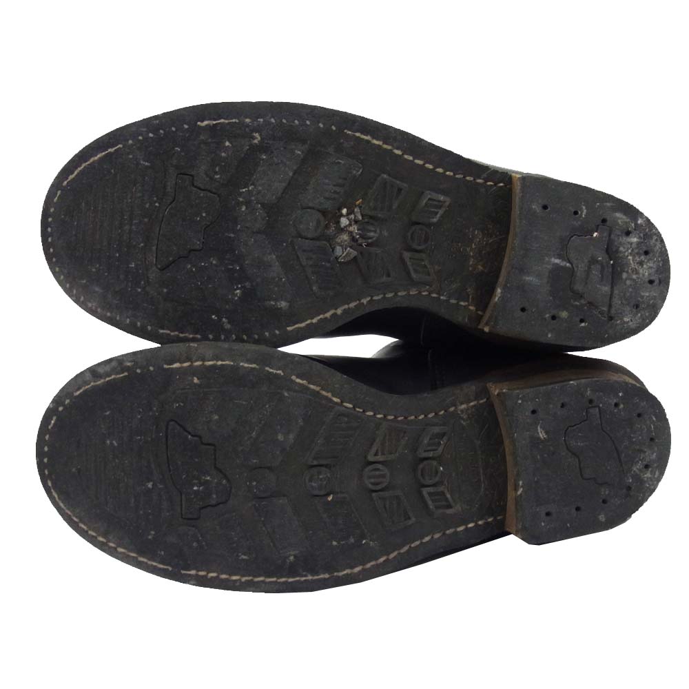 RED WING レッドウィング 2268 刺繍羽タグ エンジニア ブーツ ブラック系 26.5【中古】
