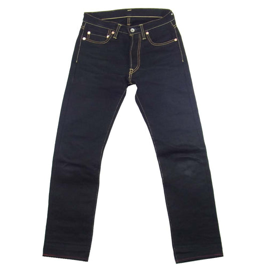 IRON HEART アイアンハート 634S-BKSP 21oz レザーポケット ヘビーオンス ブラック デニム ブラック系 28【中古】