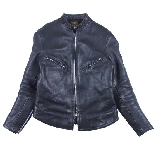 ファインクリークレザー FINNCREEK LEATHER richard リチャード レザー ジャケット ブラック系 38【中古】