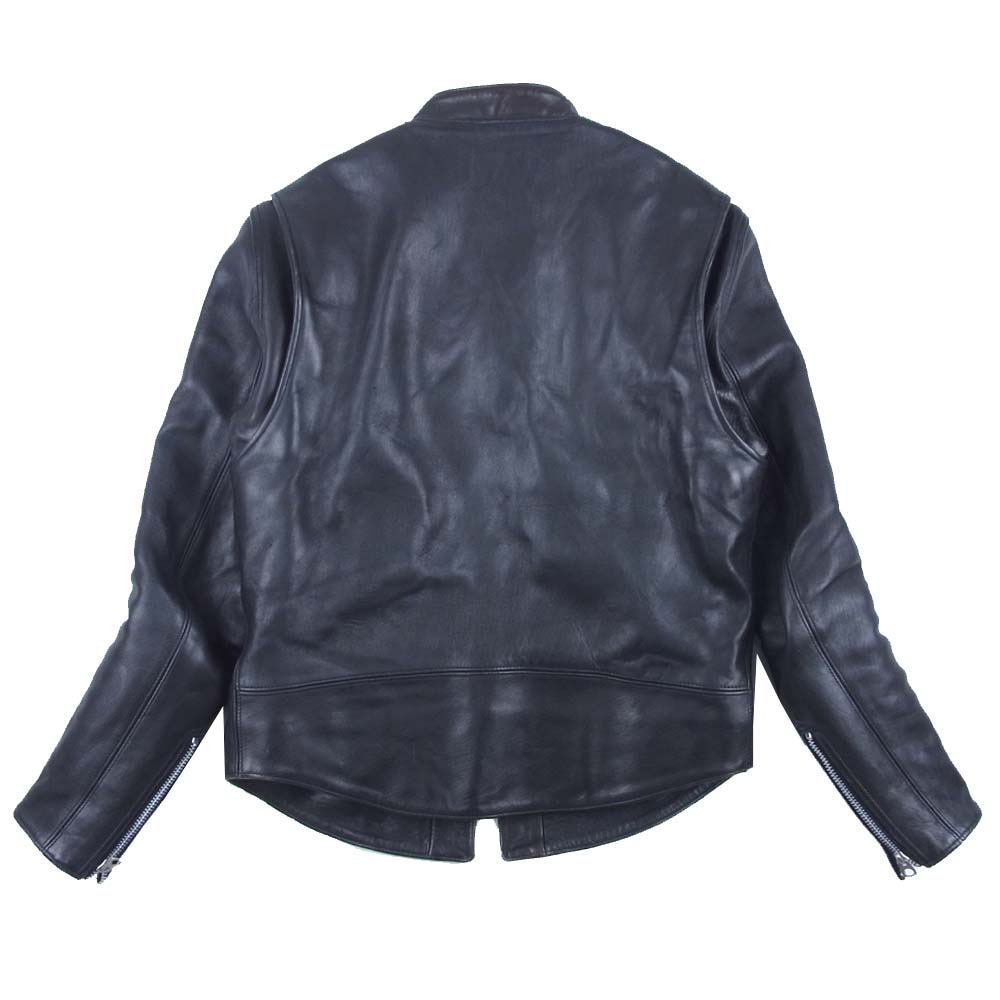 ファインクリークレザー FINNCREEK LEATHER richard リチャード レザー ジャケット ブラック系 38【中古】