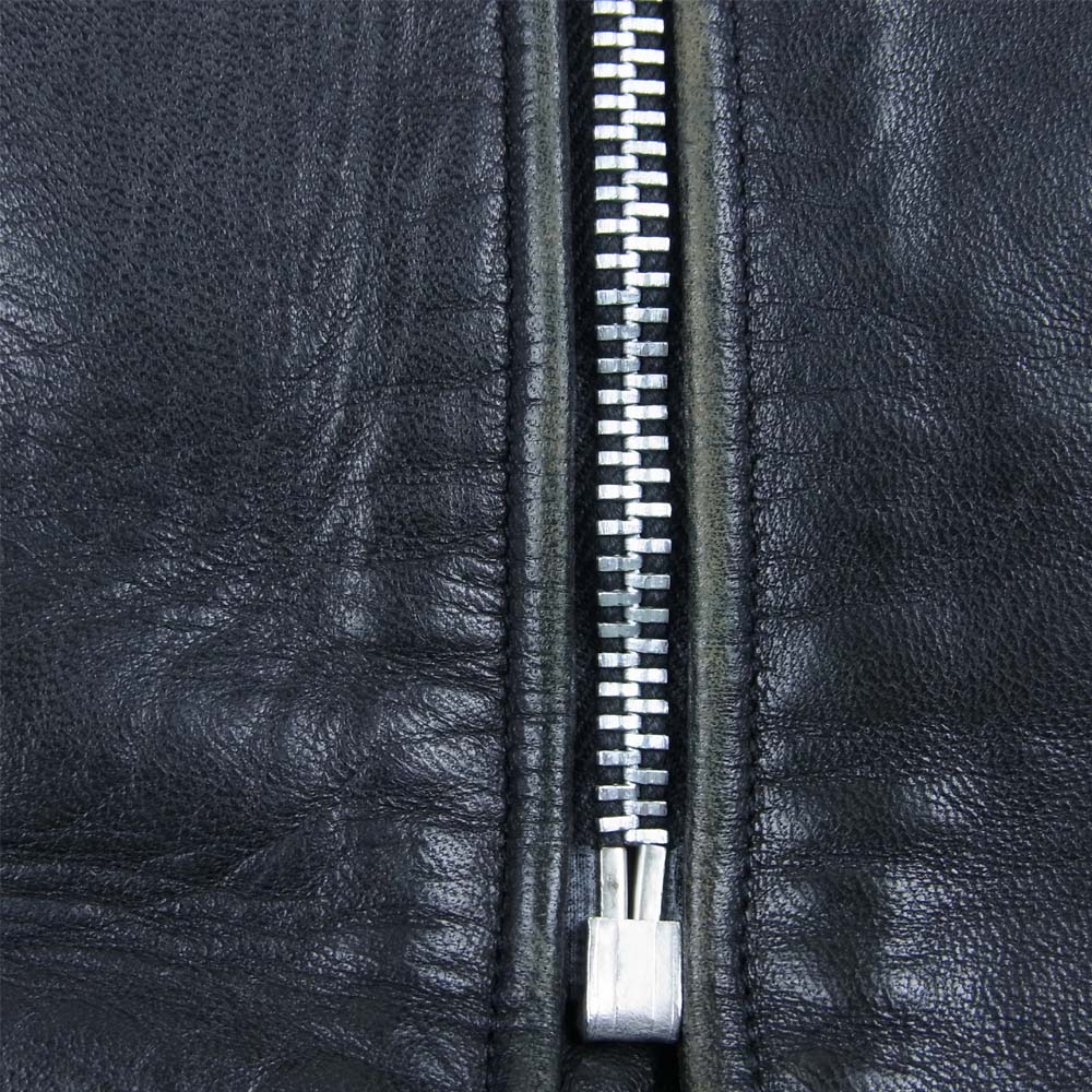 ファインクリークレザー FINNCREEK LEATHER richard リチャード レザー ジャケット ブラック系 38【中古】