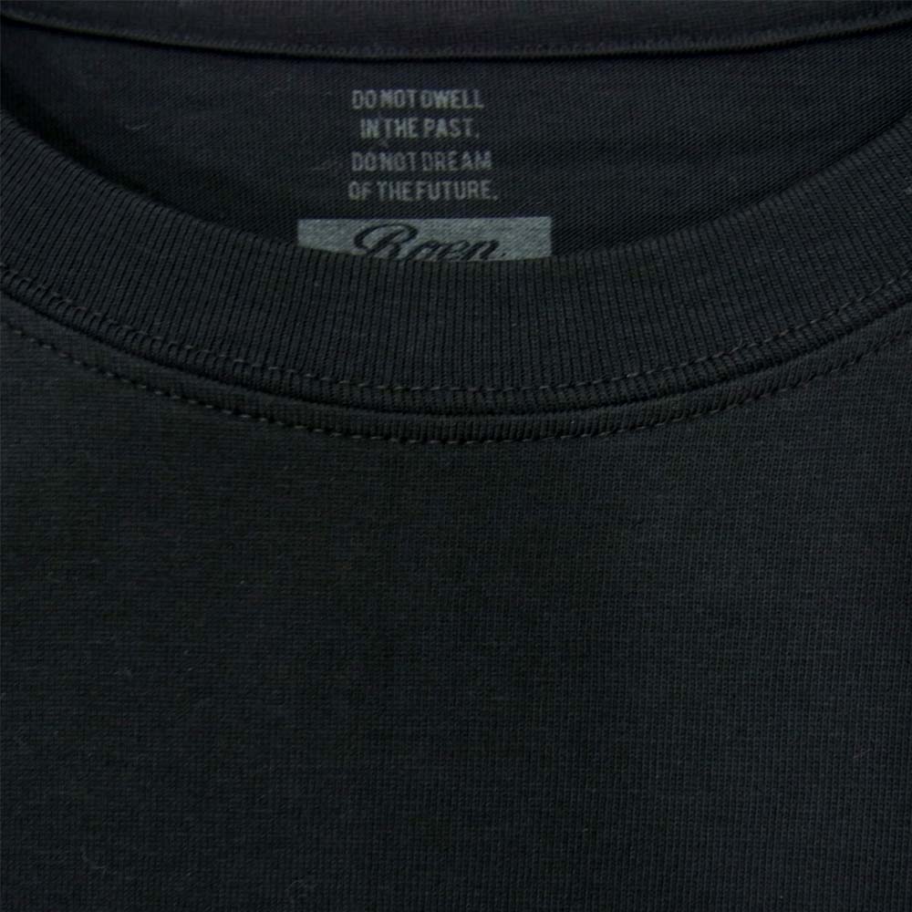 ROEN ロエン ROEN-HST01 スカルプリント クルーネック Tシャツ ブラック系 M【中古】