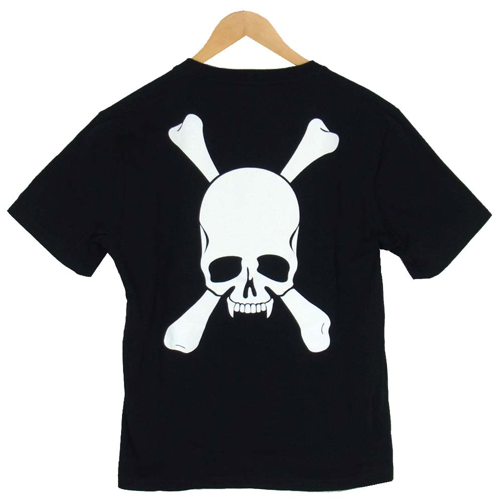 ROEN ロエン ROEN-HST01 スカルプリント クルーネック Tシャツ ブラック系 M【中古】