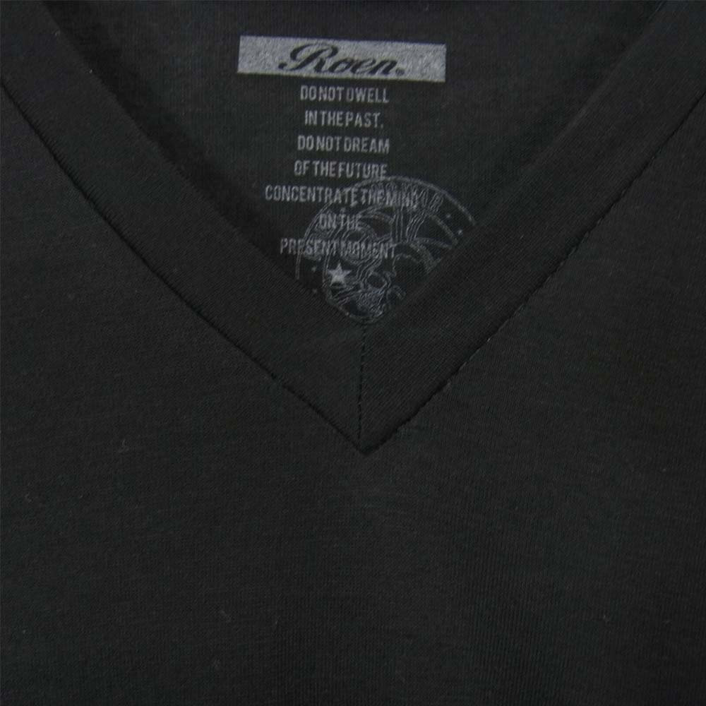 ROEN ロエン 79047020 SWARO LONG SLEEVE スカルスワロ カットソー ブラック系 M【中古】