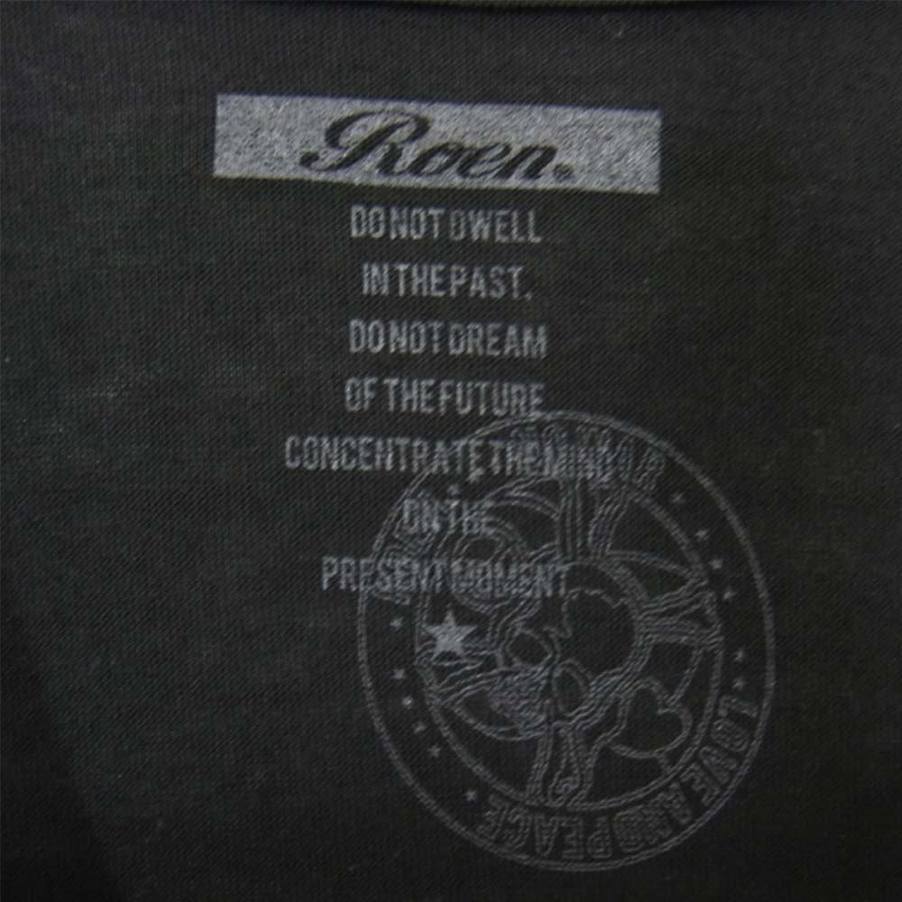 ROEN ロエン 79047020 SWARO LONG SLEEVE スカルスワロ カットソー ブラック系 M【中古】