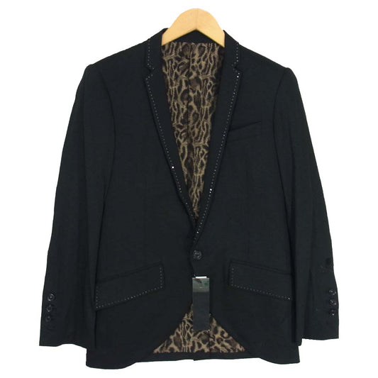 ROEN ロエン 72131801 バックスカルスワロ 1B ジャケット ブラック系 44【美品】【中古】