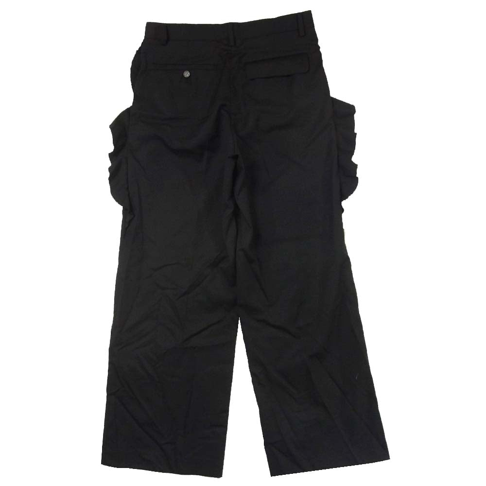 UNDERCOVER アンダーカバー 17AW UCT8501-1 サイドフリル ワイドパンツ ブラック系 2【新古品】【未使用】【中古】