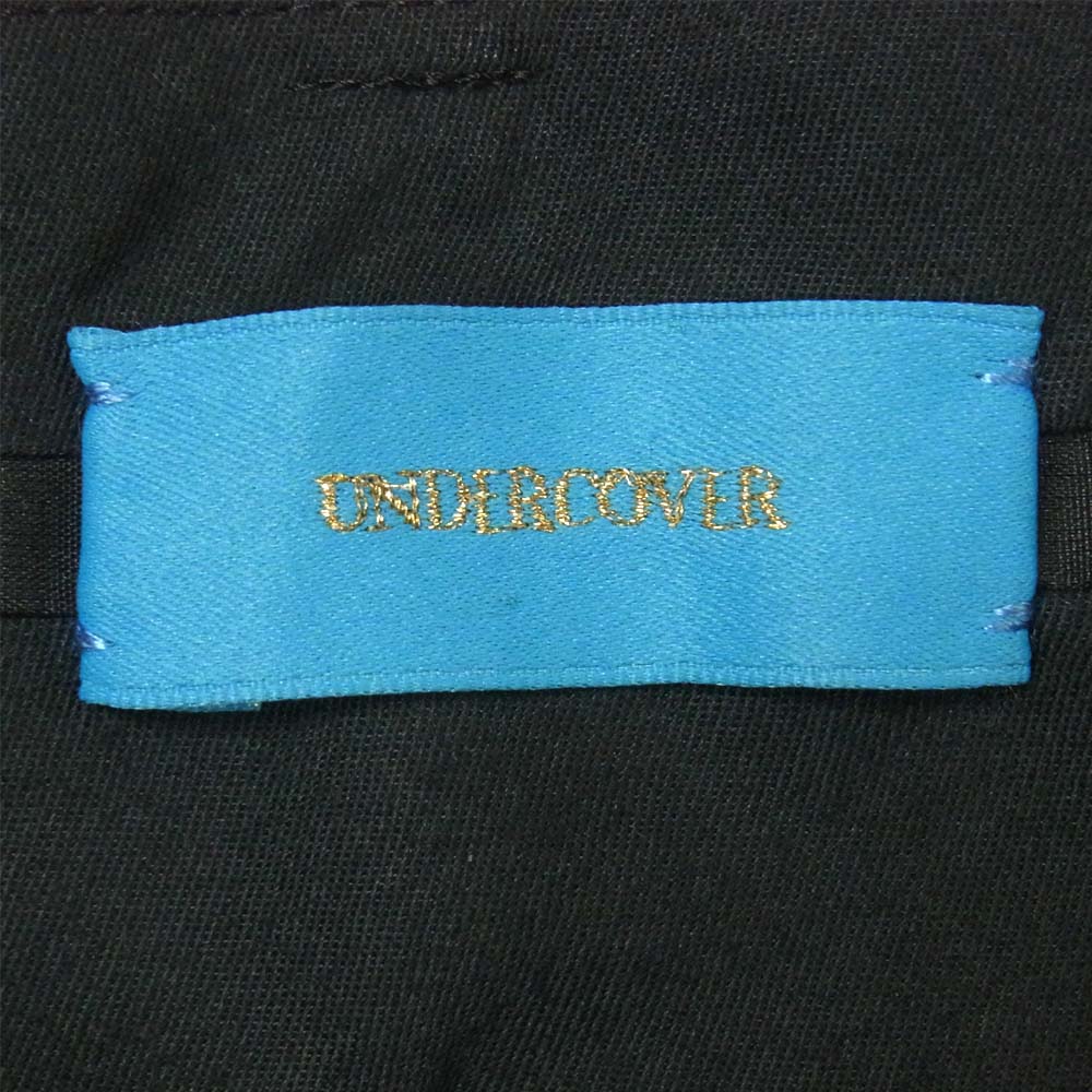 UNDERCOVER アンダーカバー 17AW UCT8501-1 サイドフリル ワイドパンツ ブラック系 2【新古品】【未使用】【中古】