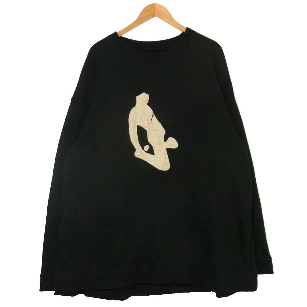 ドレスドアンドレスド DUW16052 オーバーサイズ スウェット トレーナー コットン 日本製 ブラック系 4【中古】
