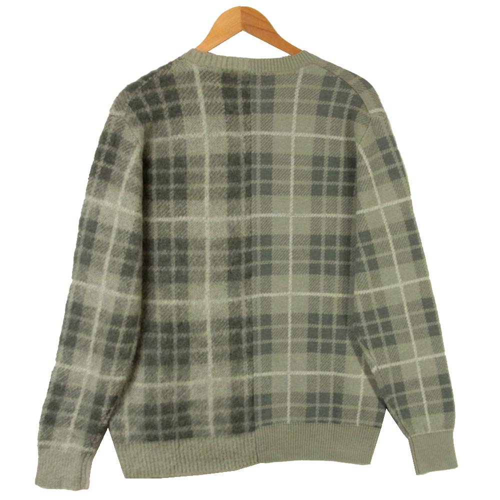 UNDERCOVER アンダーカバー 15AW UCP9904-1 MELTINGPOT モヘア ウール チェック ニット 中国製 グレー系 3【中古】