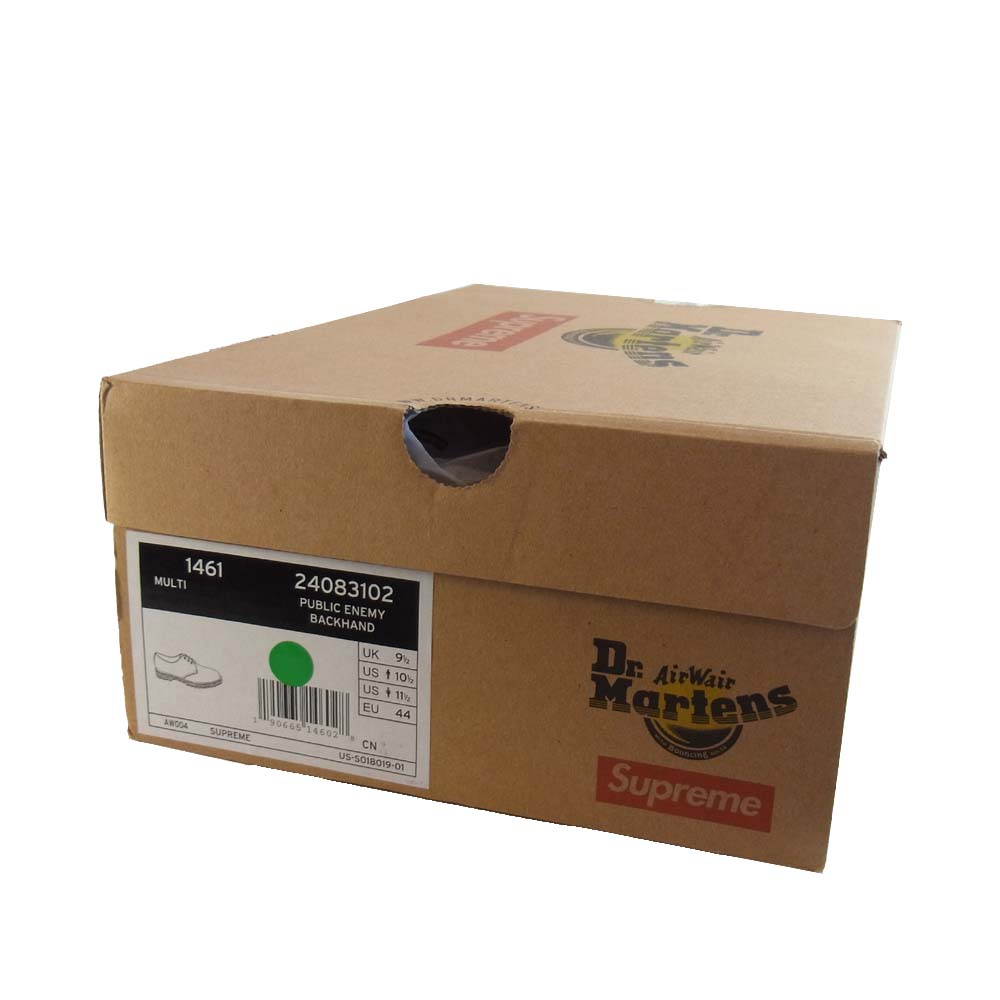 UNDERCOVER アンダーカバー 18SS × Supreme × Dr. Martens シュプリーム ドクターマーチン Public Enemy  マルチカラー系 UK9.5【新古品】【未使用】【中古】