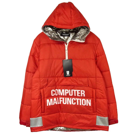 UNDERCOVER アンダーカバー 18AW UCV4204 ハーフジップ アノラック 中綿 ジャケット レッド系 4【新古品】【未使用】【中古】