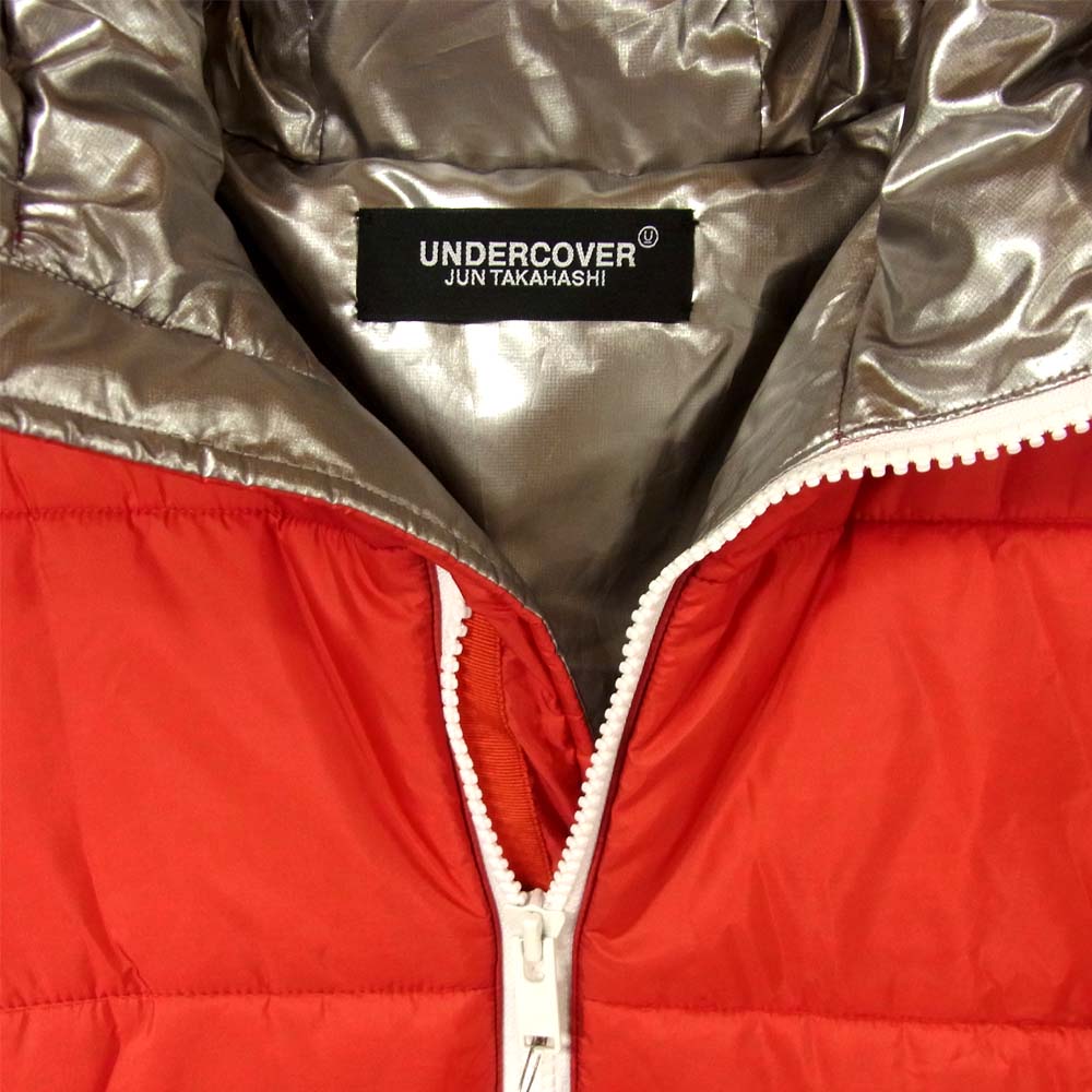 UNDERCOVER アンダーカバー 18AW UCV4204 ハーフジップ アノラック 中綿 ジャケット レッド系 4【新古品】【未使用】【中古】