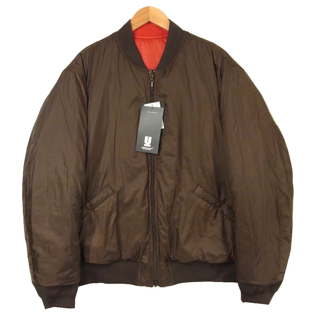 UNDERCOVER アンダーカバー 19AW UCX4208 リバーシブル MA-1 時計仕掛けのオレンジ CLOCKWORK ORANGE ブラウン系 レッド系 4【新古品】【未使用】【中古】