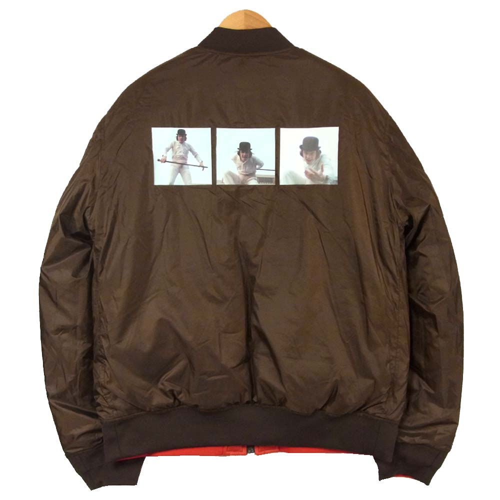 UNDERCOVER アンダーカバー 19AW UCX4208 リバーシブル MA-1 時計仕掛けのオレンジ CLOCKWORK ORANGE ブラウン系 レッド系 4【新古品】【未使用】【中古】