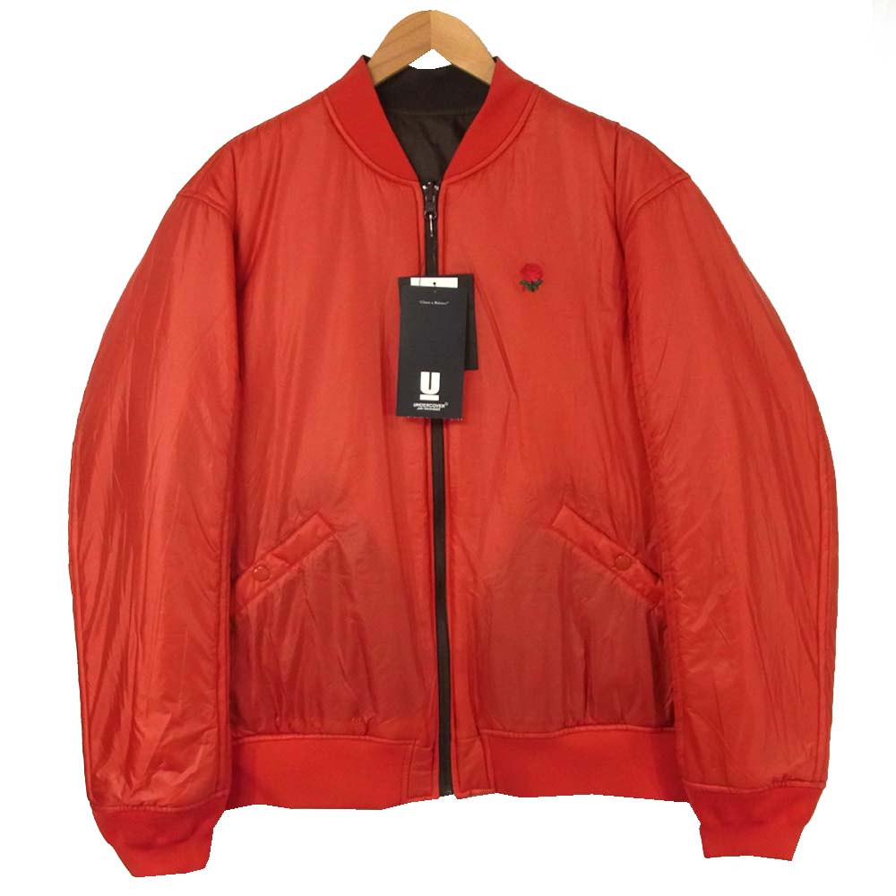 UNDERCOVER アンダーカバー 19AW UCX4208 リバーシブル MA-1 時計仕掛けのオレンジ CLOCKWORK ORANGE ブラウン系 レッド系 4【新古品】【未使用】【中古】
