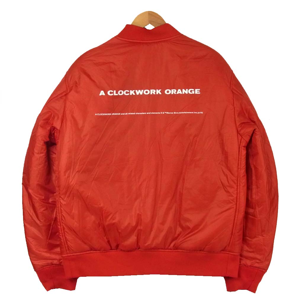 UNDERCOVER アンダーカバー 19AW UCX4208 リバーシブル MA-1 時計仕掛けのオレンジ CLOCKWORK ORANGE ブラウン系 レッド系 4【新古品】【未使用】【中古】