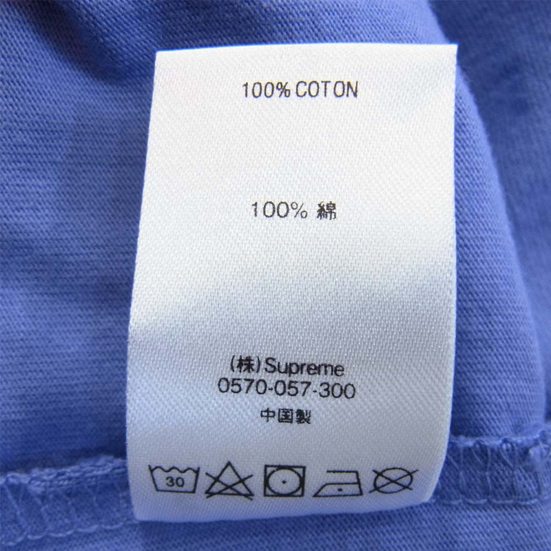 Supreme シュプリーム 19AW Trademark L/S Top トレードマーク ロンT Tシャツ パープル系 M【美品】【中古】