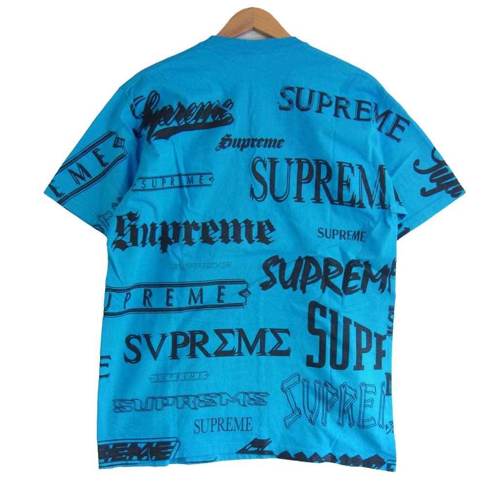 Supreme シュプリーム 20AW Multi Logo Tee マルチロゴ Tシャツ ブルー ...
