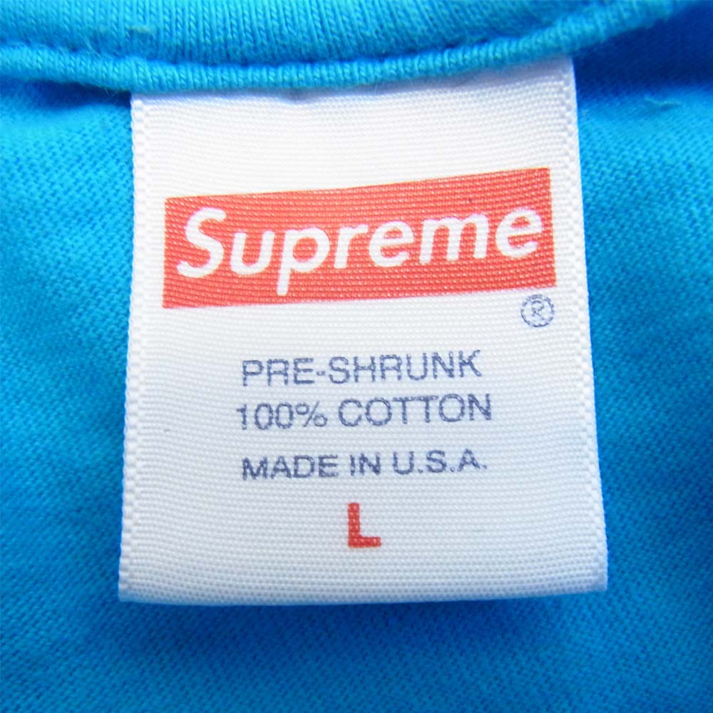Supreme シュプリーム 20AW Multi Logo Tee マルチロゴ Tシャツ ブルー系 L【美品】【中古】