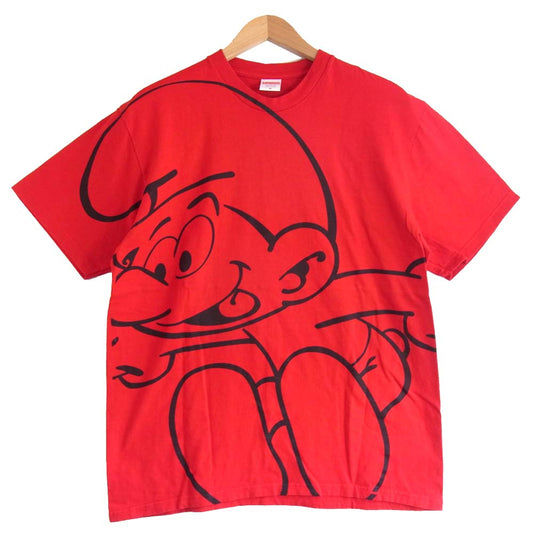 Supreme シュプリーム 20AW Smurfs Tee スマーフ Tシャツ レッド系 M【新古品】【未使用】【中古】