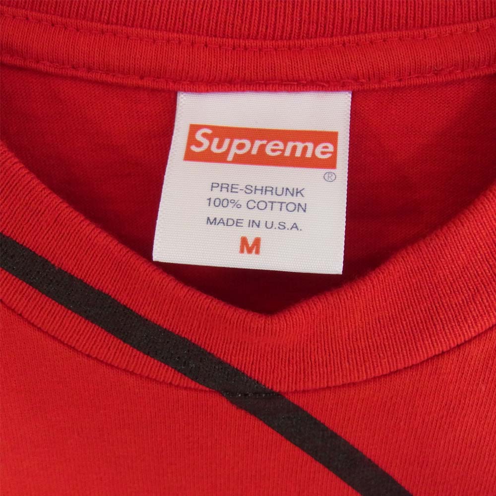 Supreme シュプリーム 20AW Smurfs Tee スマーフ Tシャツ レッド系 M【新古品】【未使用】【中古】