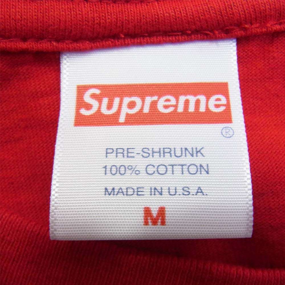 Supreme シュプリーム 20AW Smurfs Tee スマーフ Tシャツ レッド系 M【新古品】【未使用】【中古】