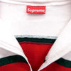 Supreme シュプリーム 20AW Big Logo Paneled Zip Up Hooded Sweat レッド系 ホワイト系 M【新古品】【未使用】【中古】