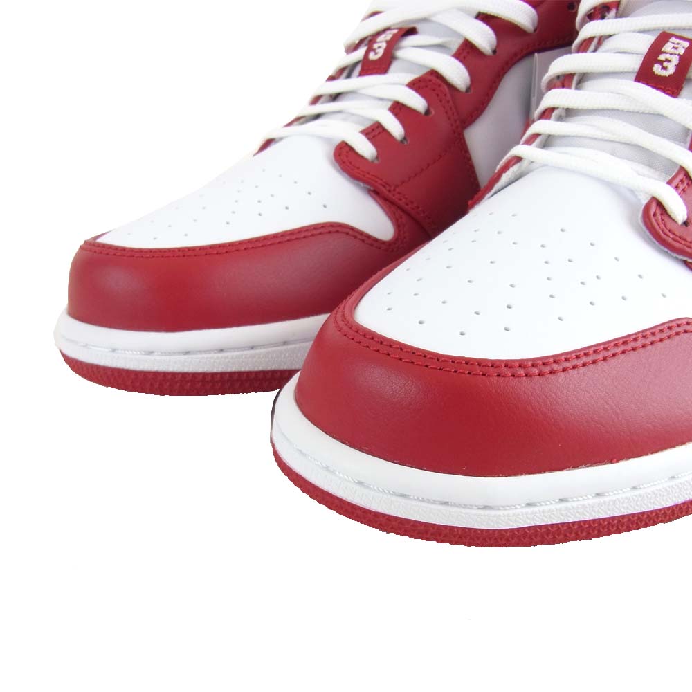 NIKE AIR JORDAN ナイキ ジョーダン 国内正規品 553558-611 1 LOW gym red/gym red-white スニーカー レッド系 ホワイト系 29cm【新古品】【未使用】【中古】