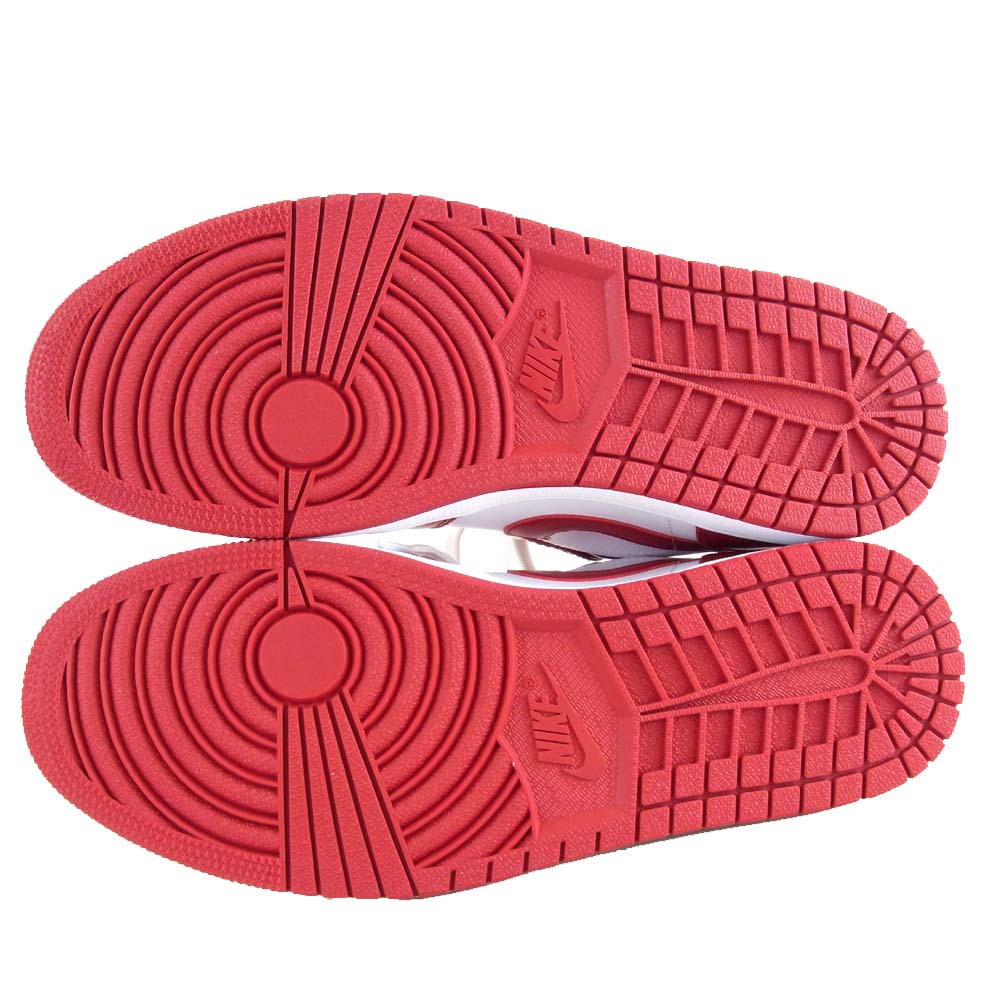 NIKE AIR JORDAN ナイキ ジョーダン 国内正規品 553558-611 1 LOW gym red/gym red-white スニーカー レッド系 ホワイト系 29cm【新古品】【未使用】【中古】