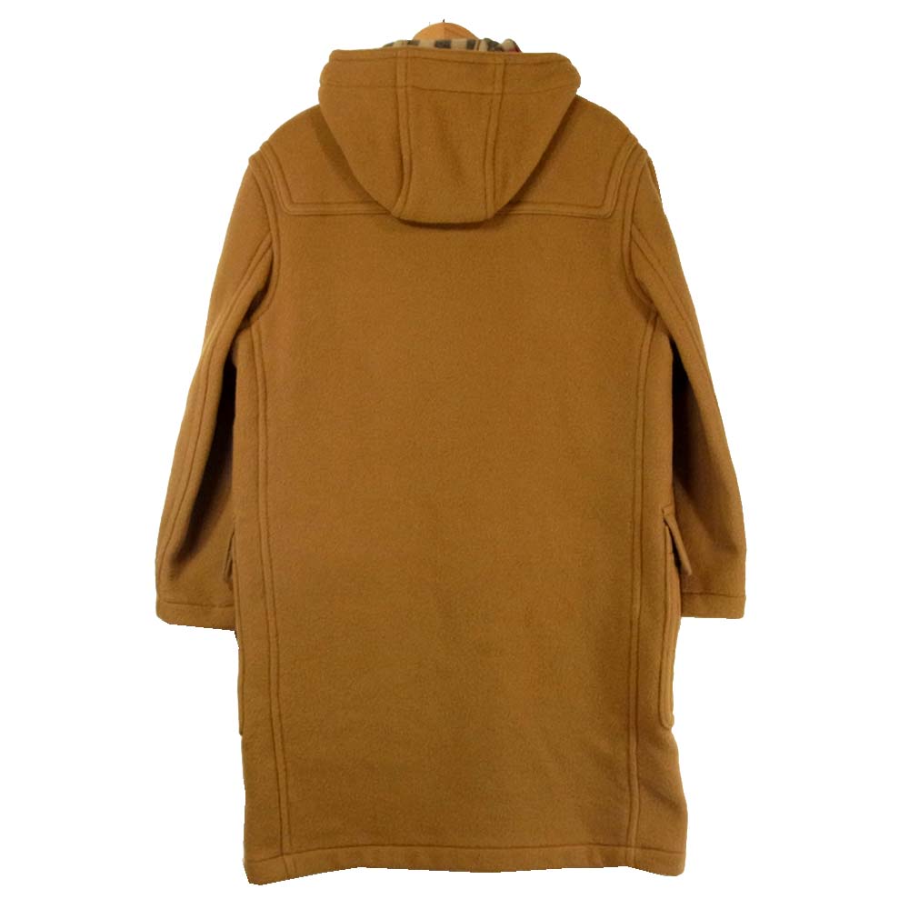 BURBERRY バーバリー 英国製 BRIT ブリット レディース ダッフル コート ウール ブラウン系 XL【中古】