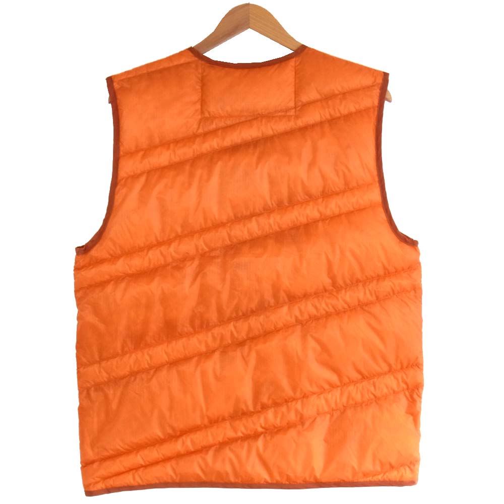 nanamica ナナミカ SUNF948 Down Vest ダウンベスト オレンジ系 M【美