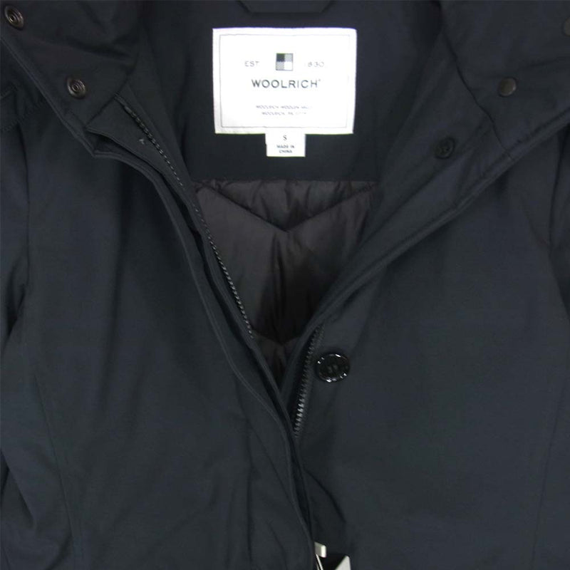 WOOLRICH ウールリッチ Stretch Fayette Hooded Parka ストレッチ ファイエット フード パーカ ブラック系 S【新古品】【未使用】【中古】