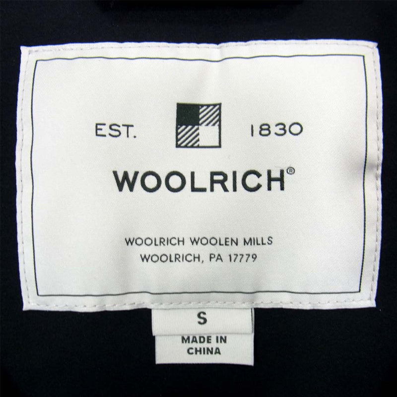 WOOLRICH ウールリッチ Stretch Fayette Hooded Parka ストレッチ ファイエット フード パーカ ブラック系 S【新古品】【未使用】【中古】