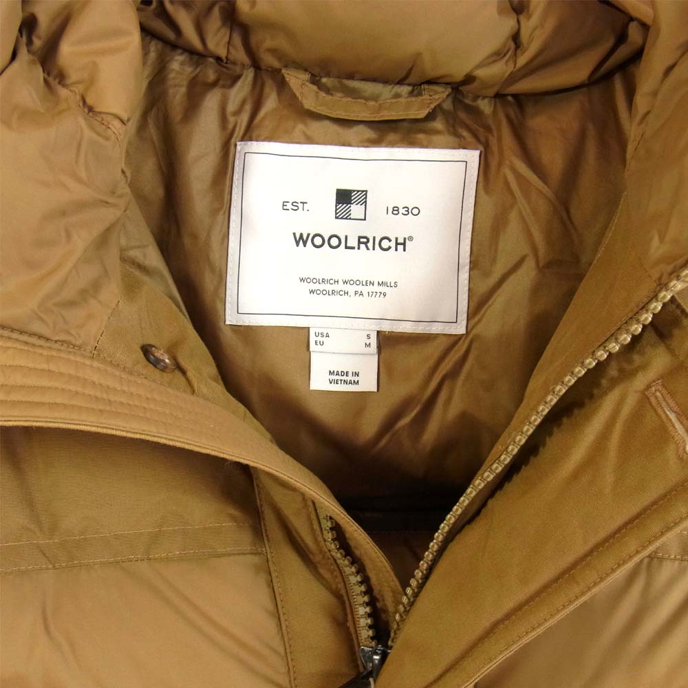 WOOLRICH ウールリッチ WOOLRICH LOGO ARCTIC PARKA DF ロゴ アークティック パーカ ブラウン系 M【新古品】【未使用】【中古】