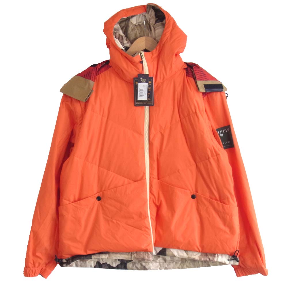 WOOLRICH ウールリッチ WOCPS2841 LOVELAND LW DOWN PRINTED ラブランド ダウン プリント ジャケット オレンジ系 M【新古品】【未使用】【中古】