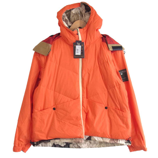 WOOLRICH ウールリッチ WOCPS2841 LOVELAND LW DOWN PRINTED ラブランド ダウン プリント ジャケット オレンジ系 M【新古品】【未使用】【中古】