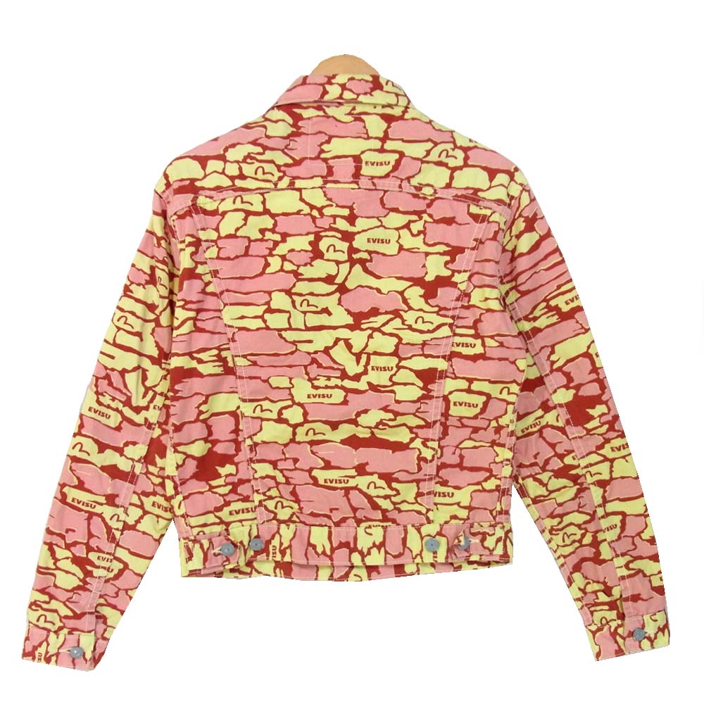 EVISU エヴィス 1557 レディース 石垣迷彩 ジャケット ピンク系 38【中古】