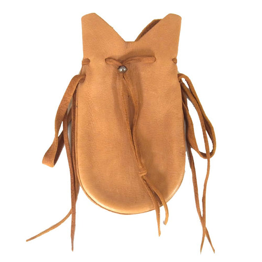 フラットヘッド ディアスキン メディスンバッグ ミディアム ブラウン系【中古】